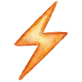 Lightning bolt icon representing mobilization