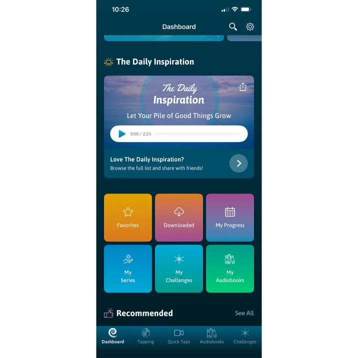 Tapping Solution App Screenshot 2