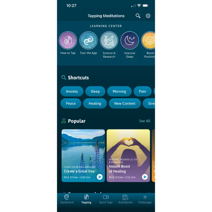 Tapping Solution App Screenshot 3