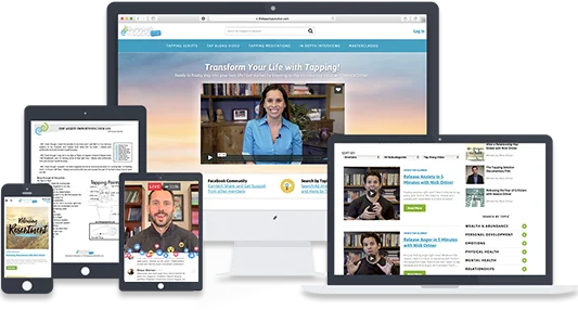 The Tapping Insiders Club on desktop, laptop, tablet and phone